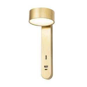 LED аплик с ключ и USB REDO 01-4641 SADES AP LED 6W 3000K MGD - Снимка 1