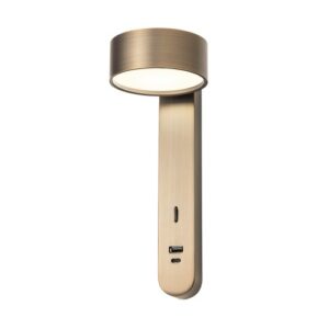 LED аплик с ключ и USB REDO 01-4642 SADES AP LED 6W 3000K ABZ