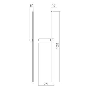 Аплик Redo Tangent AP LED 9W 2700-3000K димиран - Image 2
