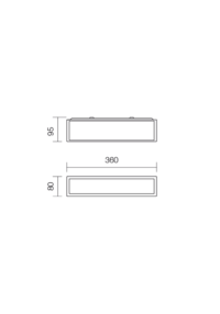Аплик LED 12W Redo EGO, IP44, топла светлина - Снимка 2