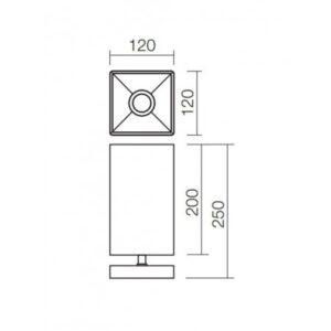 Настолна лампа Smarter FOUR VE 1x28W E14 дърво - Image 2