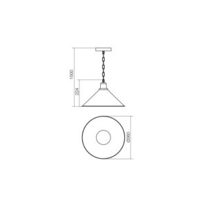 Пендел E27 Smarter 02-937 Verner метал димируем - Image 2