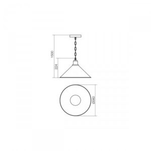 Пендел Smarter VERNER SU 1x42W E27 IP20 - Снимка 2