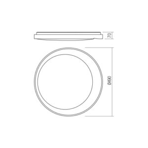 Плафон LED Smarter 3.6W 4000K димируем, златист - Image 2