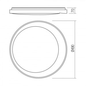 Плафон LED Smarter PADDY PL 36W 4000K IP20 - Image 2