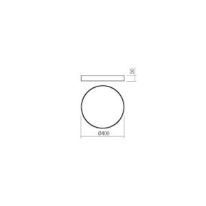 Плафон LED Smarter KNOB, 3.6W, 3000-6500K, златист - Снимка 2