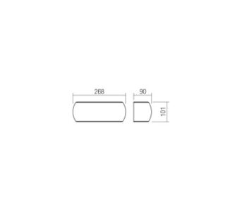 Аплик Smarter BROW E14 1x28W черен, IP20 - Image 2
