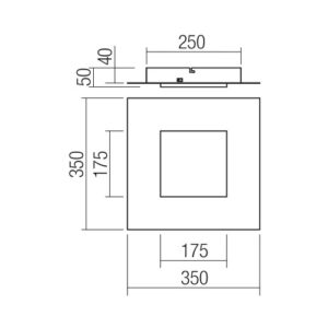 LED панел за външен монтаж SMARTER 05-989 TATAMI PL LED 28W CCT 3000/4000K/6500K SWH - Снимка 2