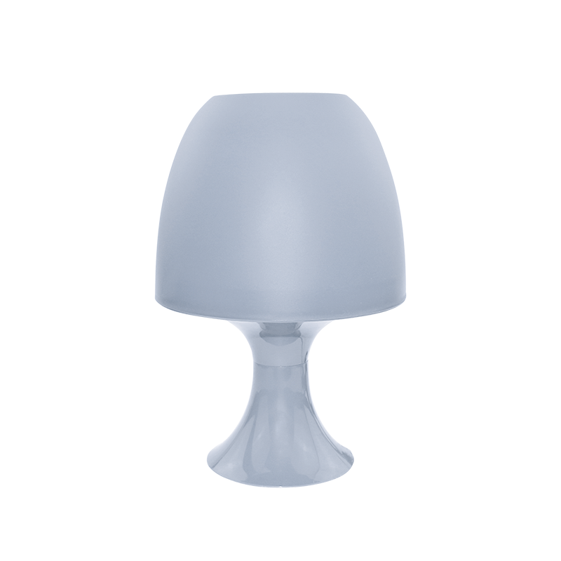 1024slgy-800x800-1 Настолна лампа NIOKI 1xE14 пластмаса, сива, ø16см, IP20 - Image 1