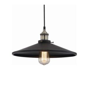 Пендел E27 60W ACA Lighting KS1288P361BK черен/месинг