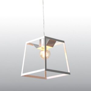 Пендел ACA LIGHTING KS1444P1SWH, E27, 1x60W, бял метал