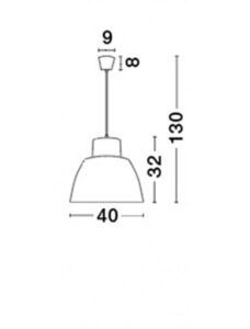 Пендел Nova Luce VINCE E27 60W жълт силикон - Image 2