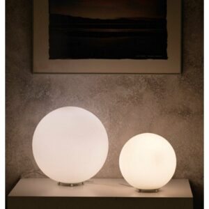 Настолна лампа ACA Lighting 40W E27 бяло стъкло - Image 3