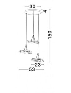 Полилей LED Ideal Lux ARCO 50W 3000K IP20 - Image 2