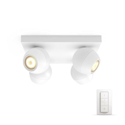 Луна PHILIPS BUCKRAM Hue 4x5W 230V, бяла - Снимка 1