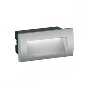 Вграден аплик Riva LED 3.6W 3000K IP65 110lm сив - Image 2