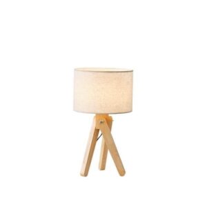 Лампа настолна Arte Illumina Madera, 1xE27, 15W, дърво