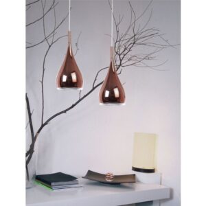 Пендел E27 1x40W розово злато Nova Luce - Image 3