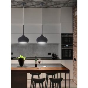 Пендел Nova Luce Cioto 5W, фасунга E14, черно/бял - Image 3