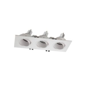 Луна за вграждане Smarter PT03 GU10 3x50W бяла - Снимка 1