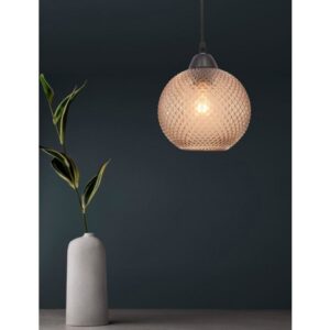 OCHRA GLASS & BLACK METAL LED E27 1X12W IP20 - Image 3