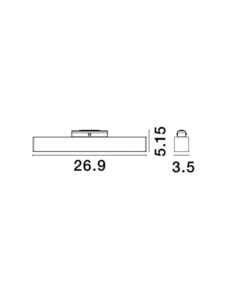 Релсово осветление Nova Luce RIETI 22W LED 3000K 24V - Image 2