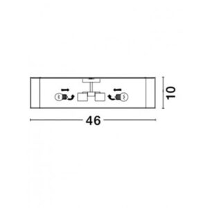 Плафон Nova Luce RAGU LED E27 4x10W 230V IP20 - Image 2