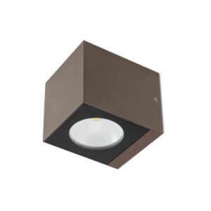 Фасаден аплик Redo TEKO 2x6W LED 3000K кафяв