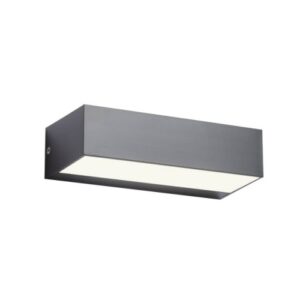 Аплик LED Redo Lampris 9.5W 3000K фасаден тъмно сив