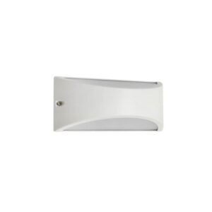 Фасаден аплик Smarter SCUDO, димиран, IP54, LED, бял