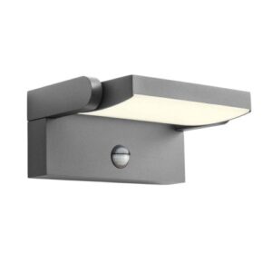 LED фасаден аплик със сензор за движение REDO OUTDOOR 90587 FLIP AP 20W IP54 DG 3000K - Снимка 1