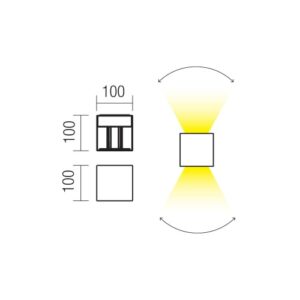 LED фасаден аплик REDO OUTDOOR 90752 VARY 2700K - Image 2
