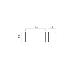 Аплик фасаден Redo Kodiak AP 8W IP65 3000K-4000K бял - Image 2