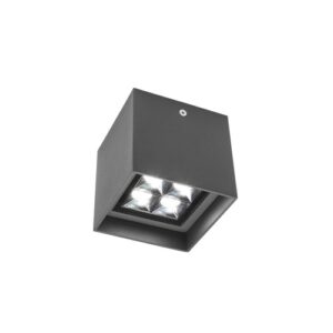 LED фасадна луна за външен монтаж REDO OUTDOOR 90793 HUB PL LED 12W IP54 DG 2700K - Снимка 1