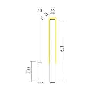 Фасаден аплик Redo 6W LED 3000K IP54 бял - Image 2