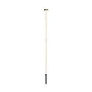 LED градински стълб с колче за земя REDO OUTDOOR 90915 SPILLO H100 LED 3.5W IP65 AB 2700K - Снимка 1
