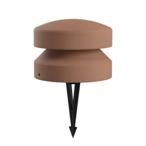 LED градински стълб с колче за земя REDO OUTDOOR 91126 CLIFF D25xH18.5 15W IP65 TERRACOTTA 3000K