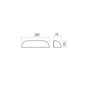 Фасаден аплик Redo URON AP LED 8.7W IP65 3000K тъмно сив - Image 2