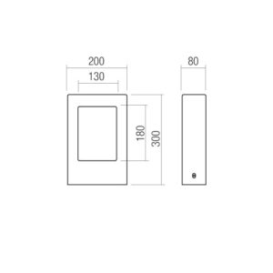 LED градински стълб REDO OUTDOOR 91161 SANDER ST H30 LED 10W IP65 DG 3000K - Снимка 2