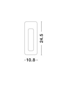 Луна за вграждане Nova Luce WHITE GYPSUM LED 1W 3000K IP20 - Image 2