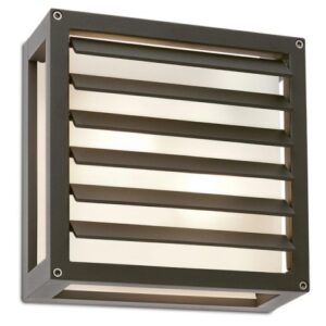 Фасаден аплик Redo BRICK GLASS, 2xE27, 2x42W, антрацит