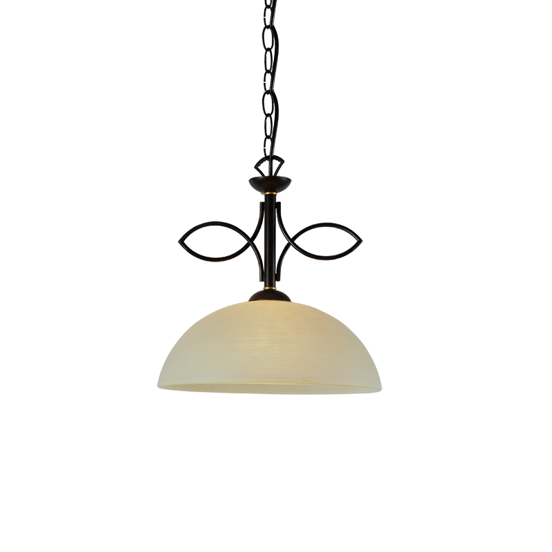 Пендел ACA LIGHTING ELECTRA E27 60W метал и стъкло - Снимка 1