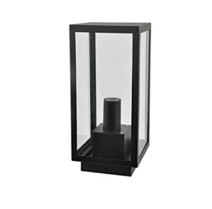 Градински стълб ACA LIGHTING CELIA1FBK E27 60W черен