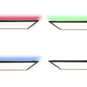 Плафон LED Brilliant Everett 35W с дистанционно, черен - Image 2