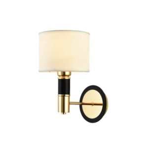 Аплик E14 40W ACA Lighting Mizar месинг/черен/бял - Снимка 1