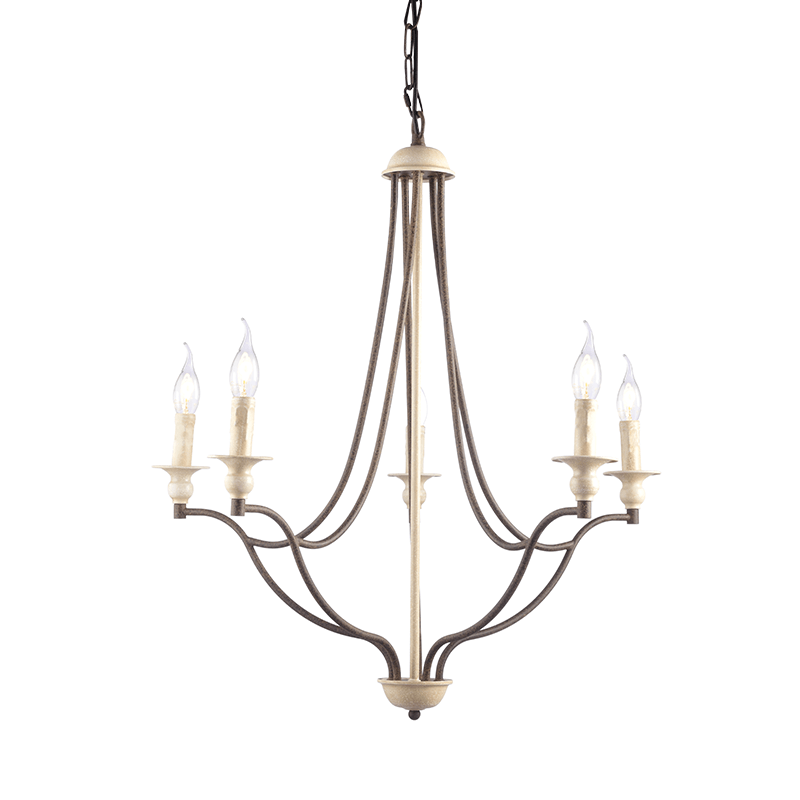 Полилей ACA Lighting LYON 6x40W E14 димируем - Снимка 1
