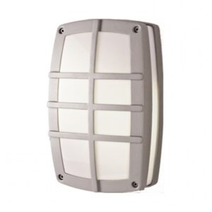Аплик външен HI5611, Е27, 2x18W, опал с решетка