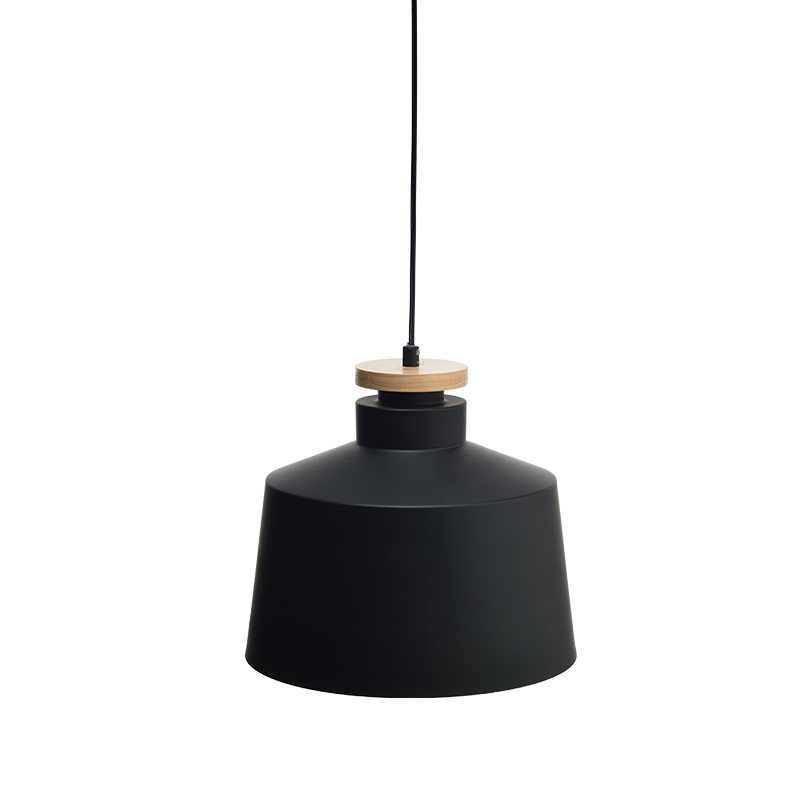 ks198830pbw Пендел ACA LIGHTING AENEAS E27 60W дърво и метал - Снимка 1
