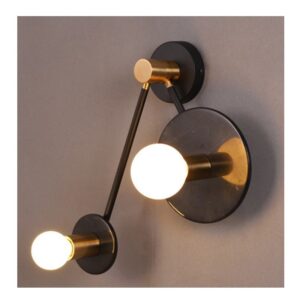Аплик с фасунга E27 2x40W ACA Lighting OD742W74BM черен - Снимка 2