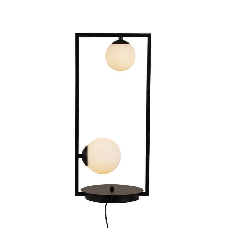 od91252tb Настолна лампа ACA LIGHTING OD91252TB, G9, 2x7W, черна/бяла - Image 1